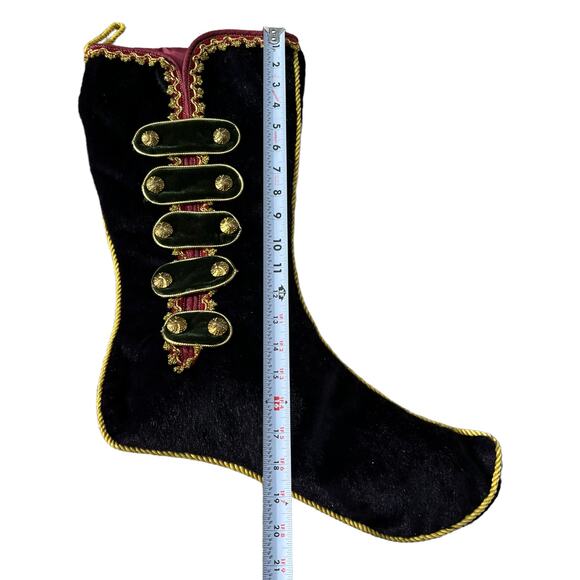 Pier 1 Imports Nutcracker Suite Elf Furry Regale Stocking - Picture 5 of 6